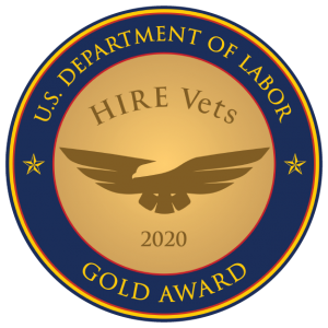 HIRE vets gold award